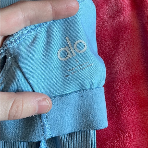 ALO | Light Blue Ribbed Top - Picture 10 of 10